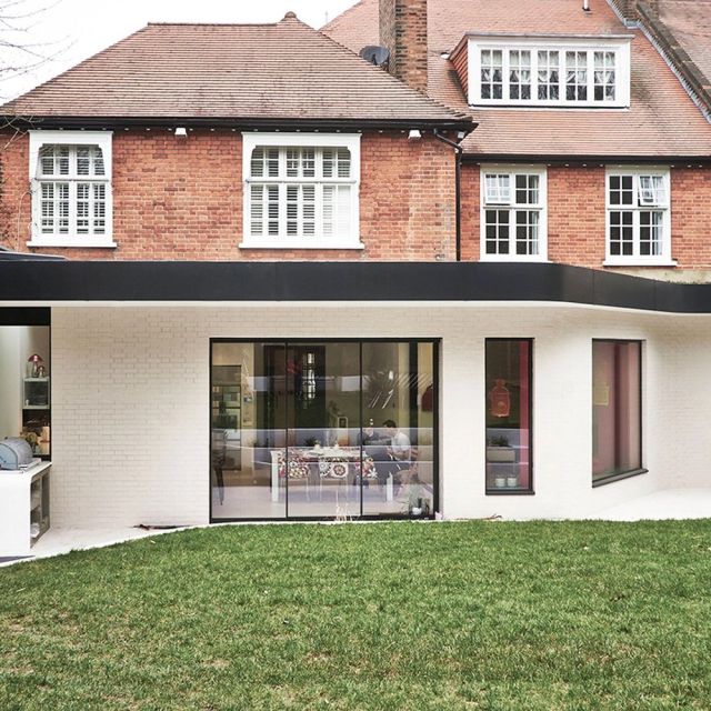 new outdoor refurbishment on older house